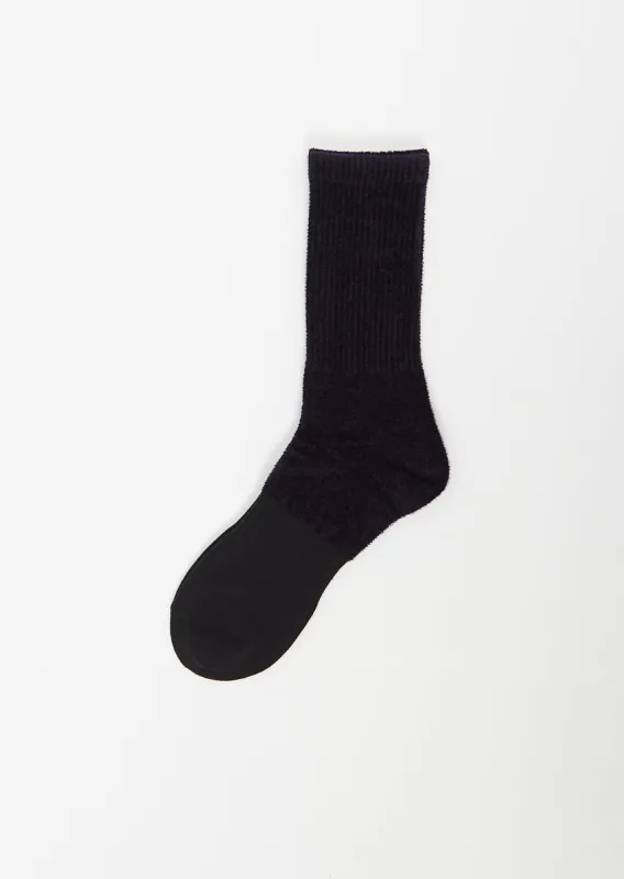 Bi Color Socks — Navy sold by La Garconne