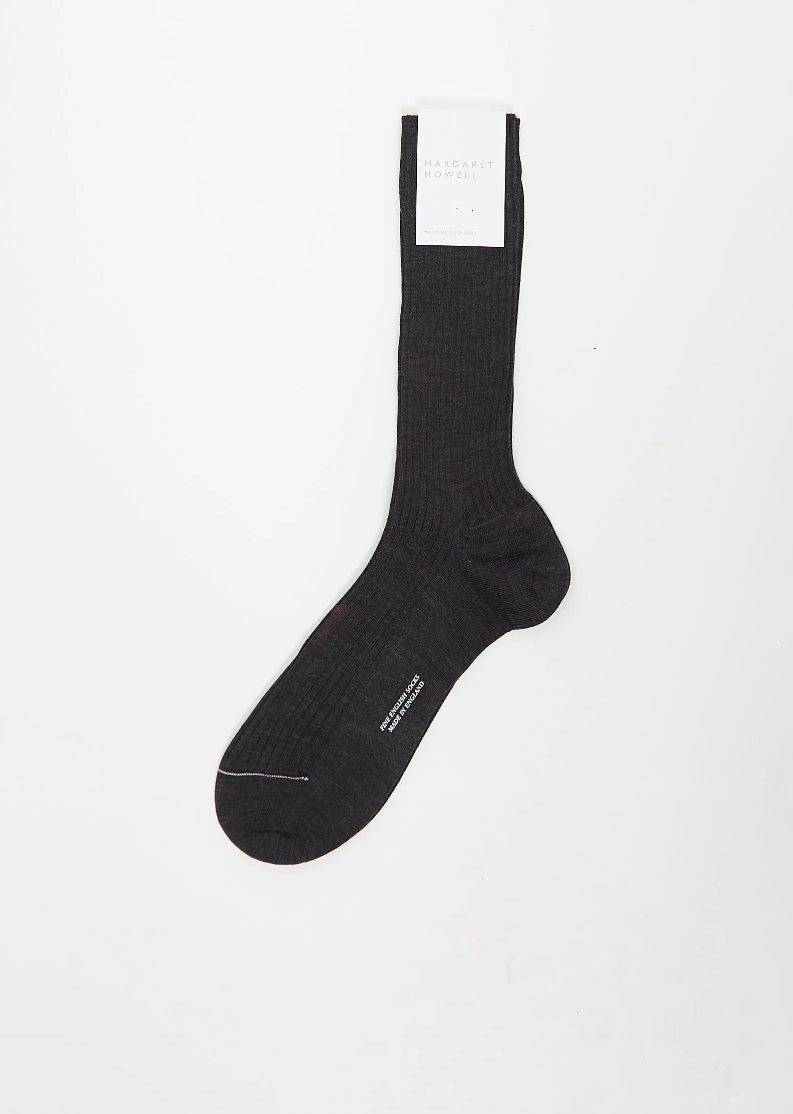 Full Rib Sock — Grey sold by La Garconne