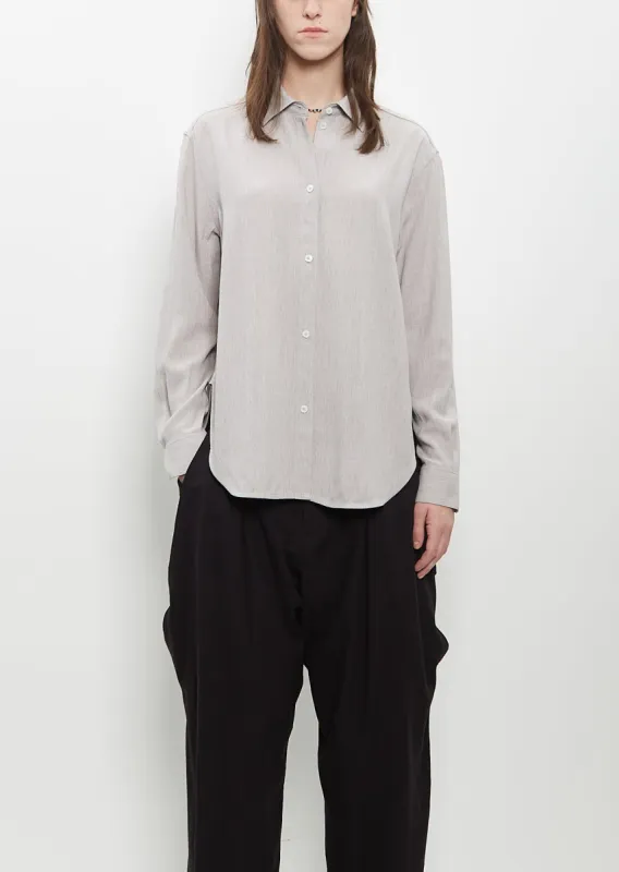 Wool Viscose Relaxed Shirt sold by La Garconne