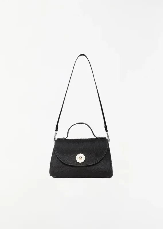 Calf Hair Pochette Valentine Bag sold by La Garconne