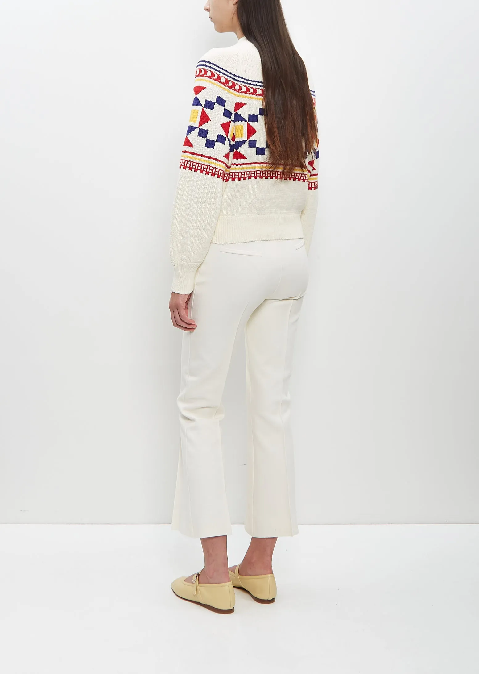 Cotton Lara Fairisle Crewneck sold by La Garconne product image thumbnail 3
