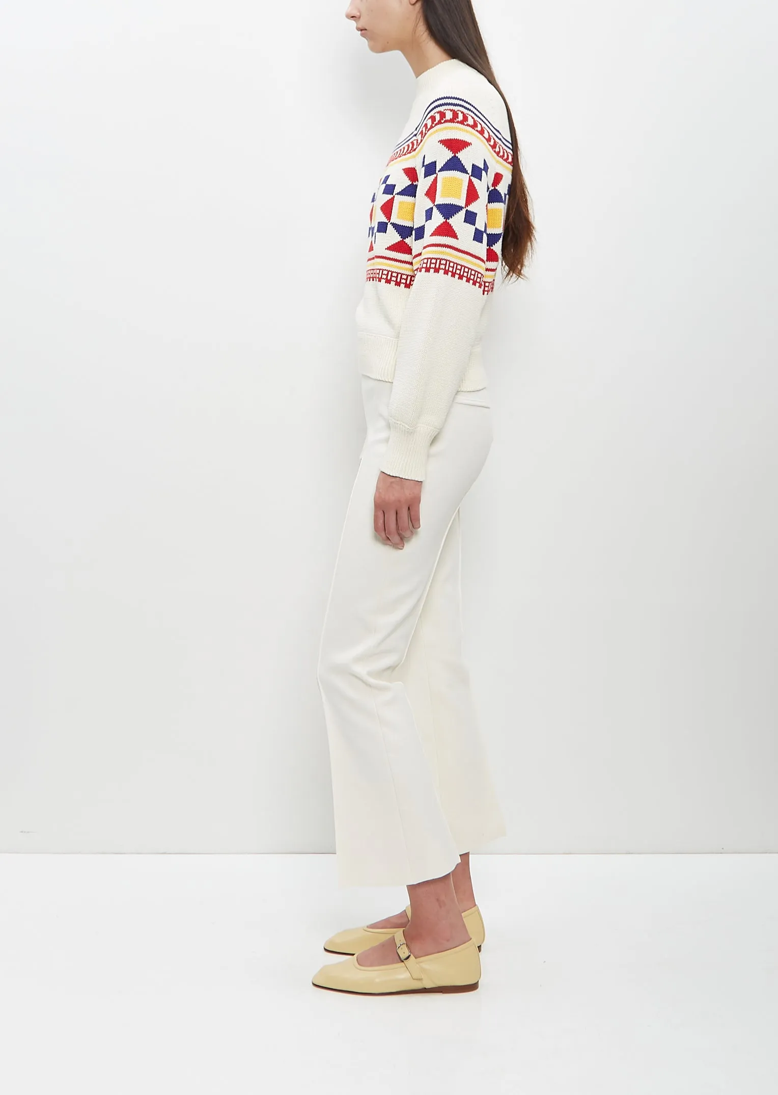 Cotton Lara Fairisle Crewneck sold by La Garconne product image thumbnail 2