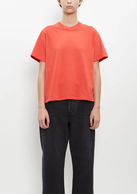Supima Cotton Telanto T-Shirt — Tomato sold by La Garconne