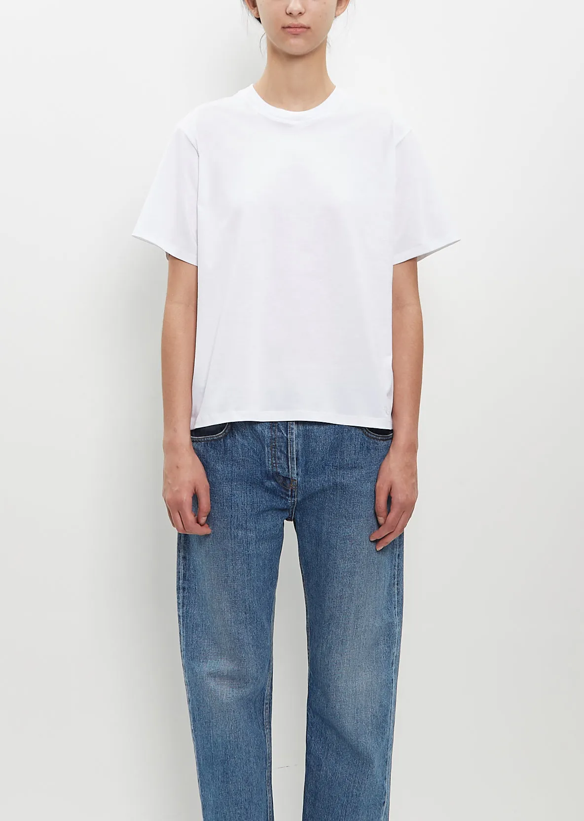 Supima Cotton Telanto T-Shirt — White sold by La Garconne