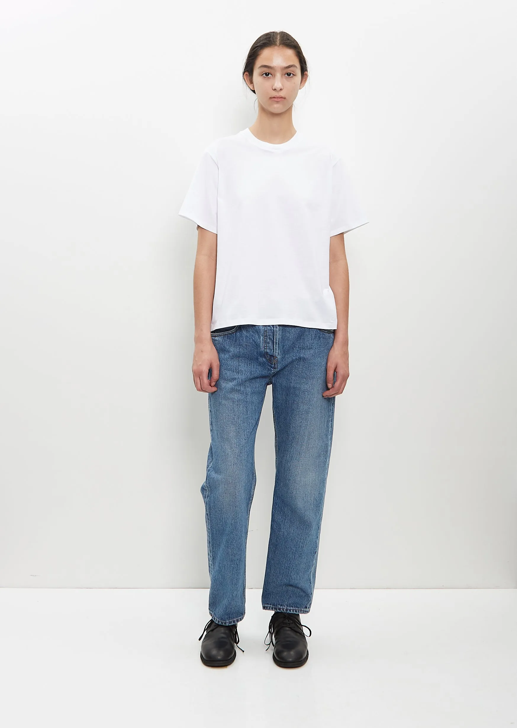 Supima Cotton Telanto T-Shirt — White sold by La Garconne product image thumbnail 4