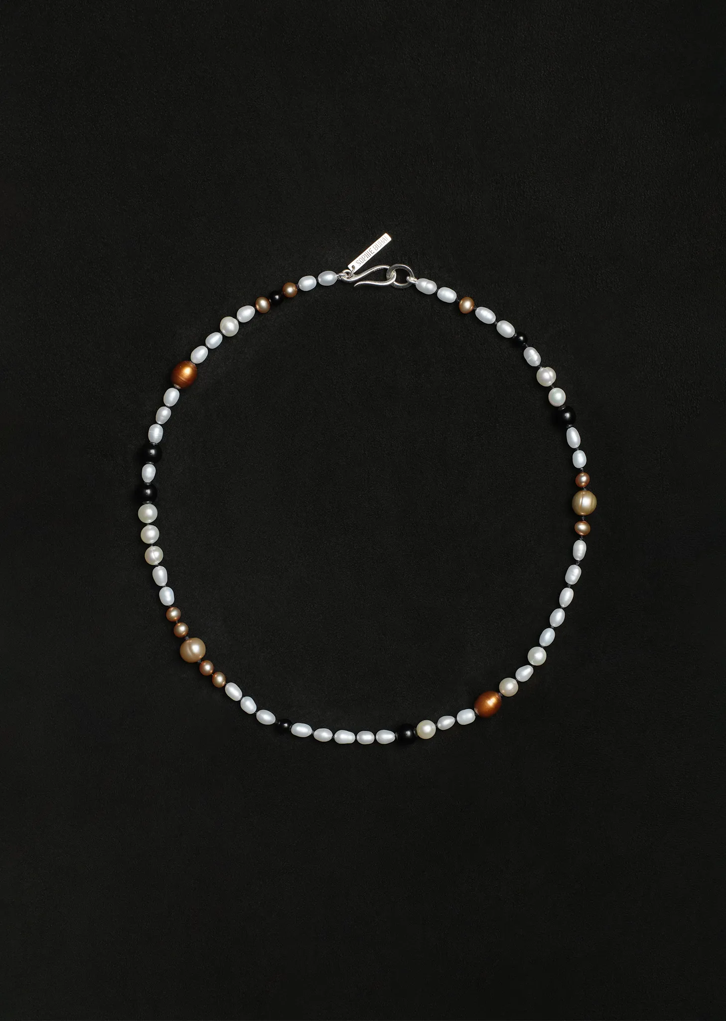 Sirena Pearl Necklace 16" sold by La Garconne