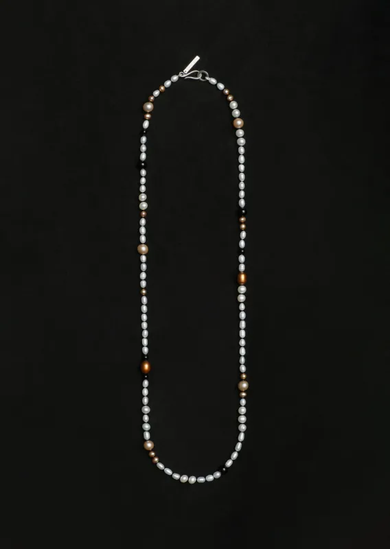 Sirena Pearl Necklace 24" sold by La Garconne
