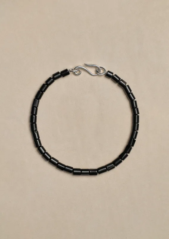 Deco Collar — Onyx sold by La Garconne