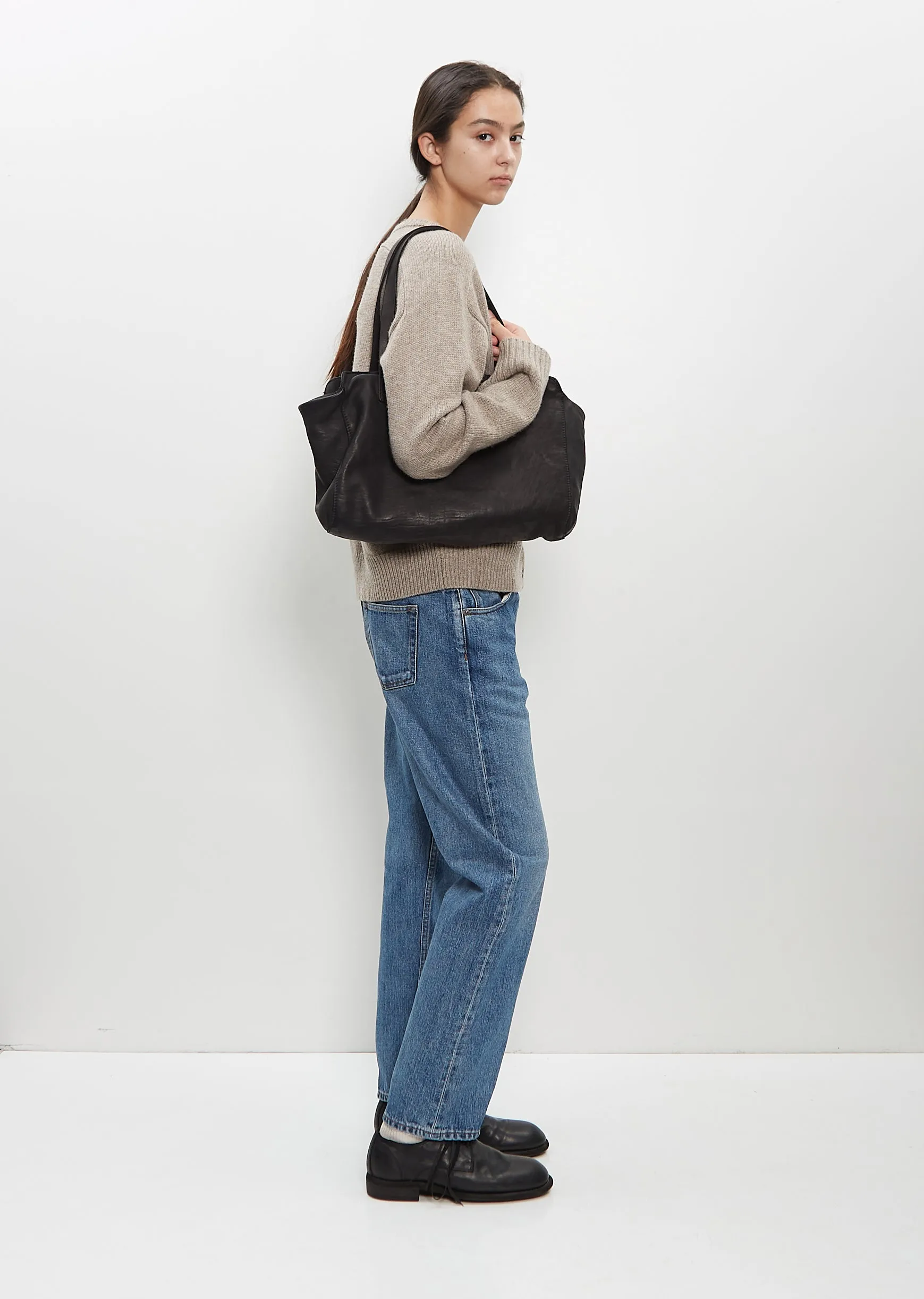 Handle Bag — Black sold by La Garconne product image thumbnail 3