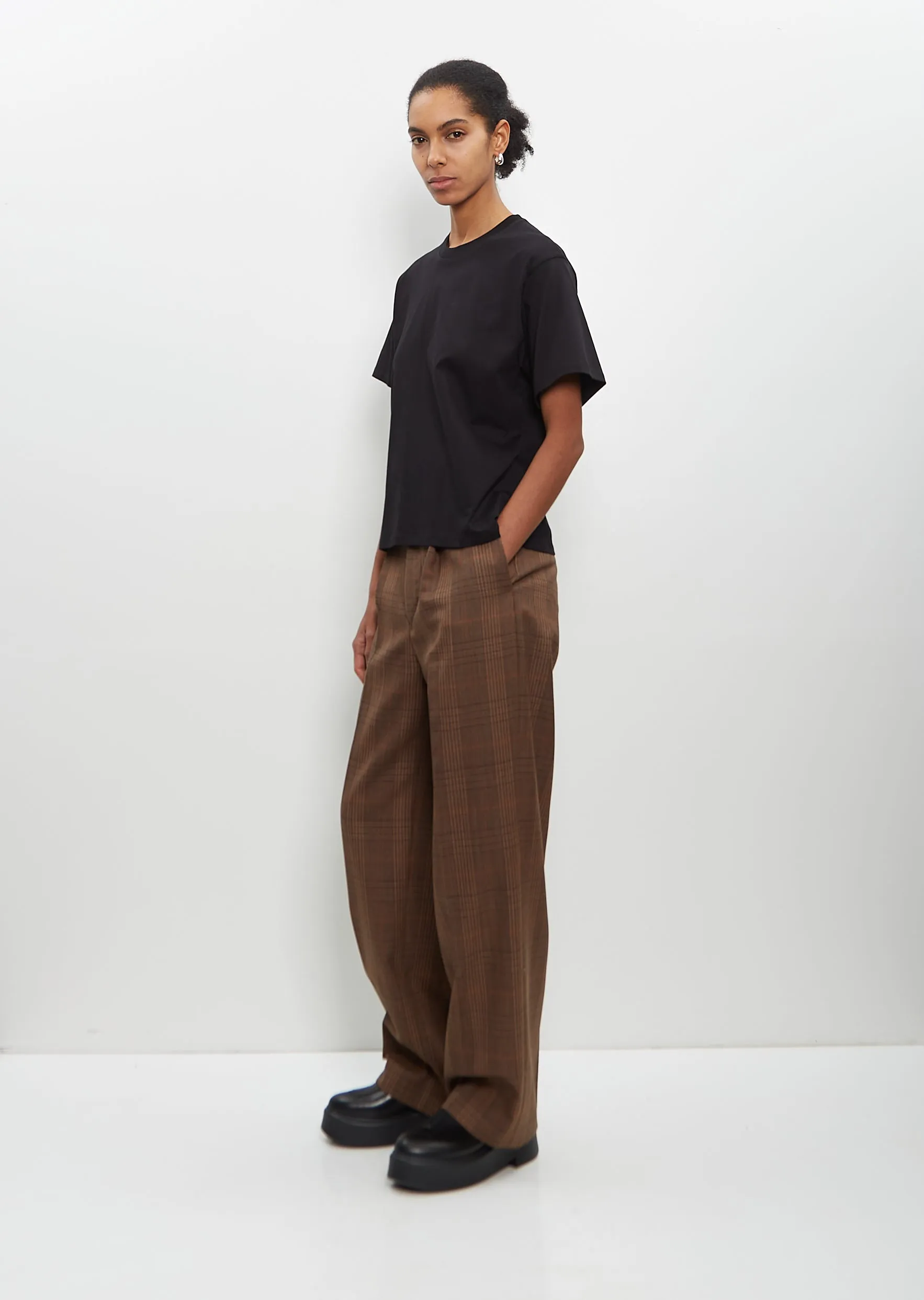 Supima Cotton Telanto T-Shirt — Black sold by La Garconne product image thumbnail 5