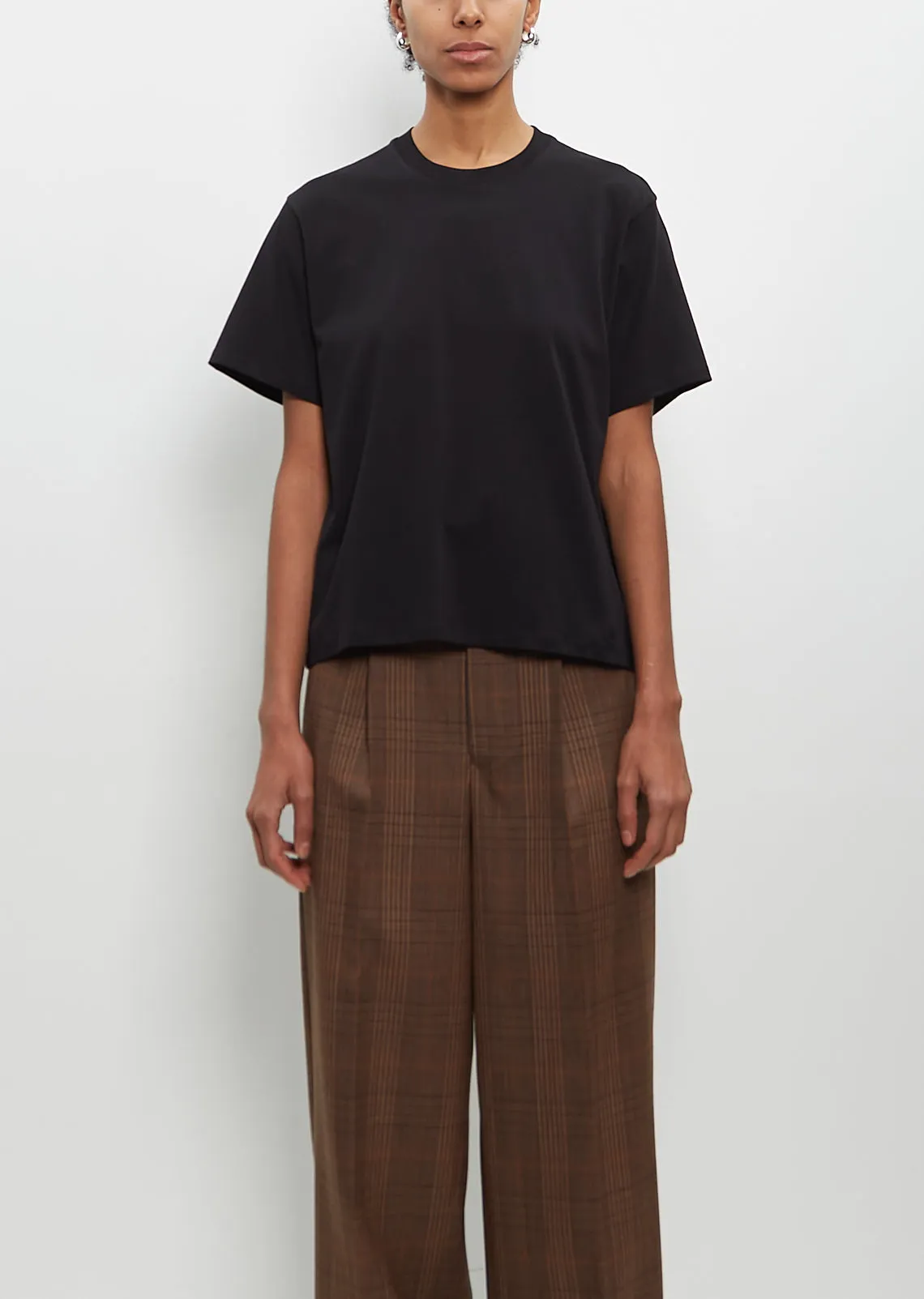 Supima Cotton Telanto T-Shirt — Black sold by La Garconne