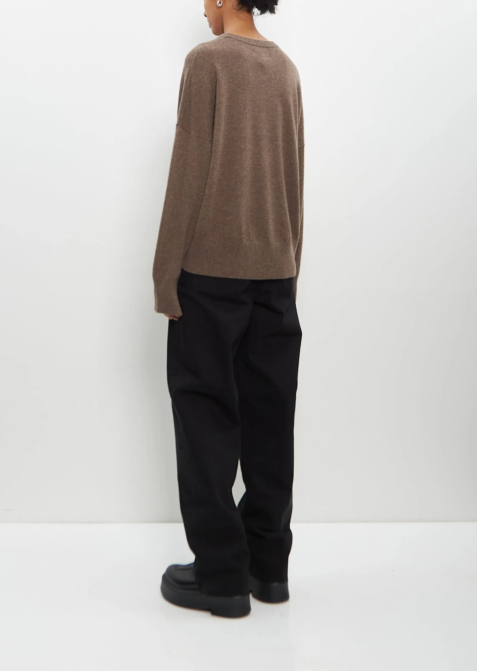 Cashmere Anaa Sweater — Wood sold by La Garconne product image thumbnail 3