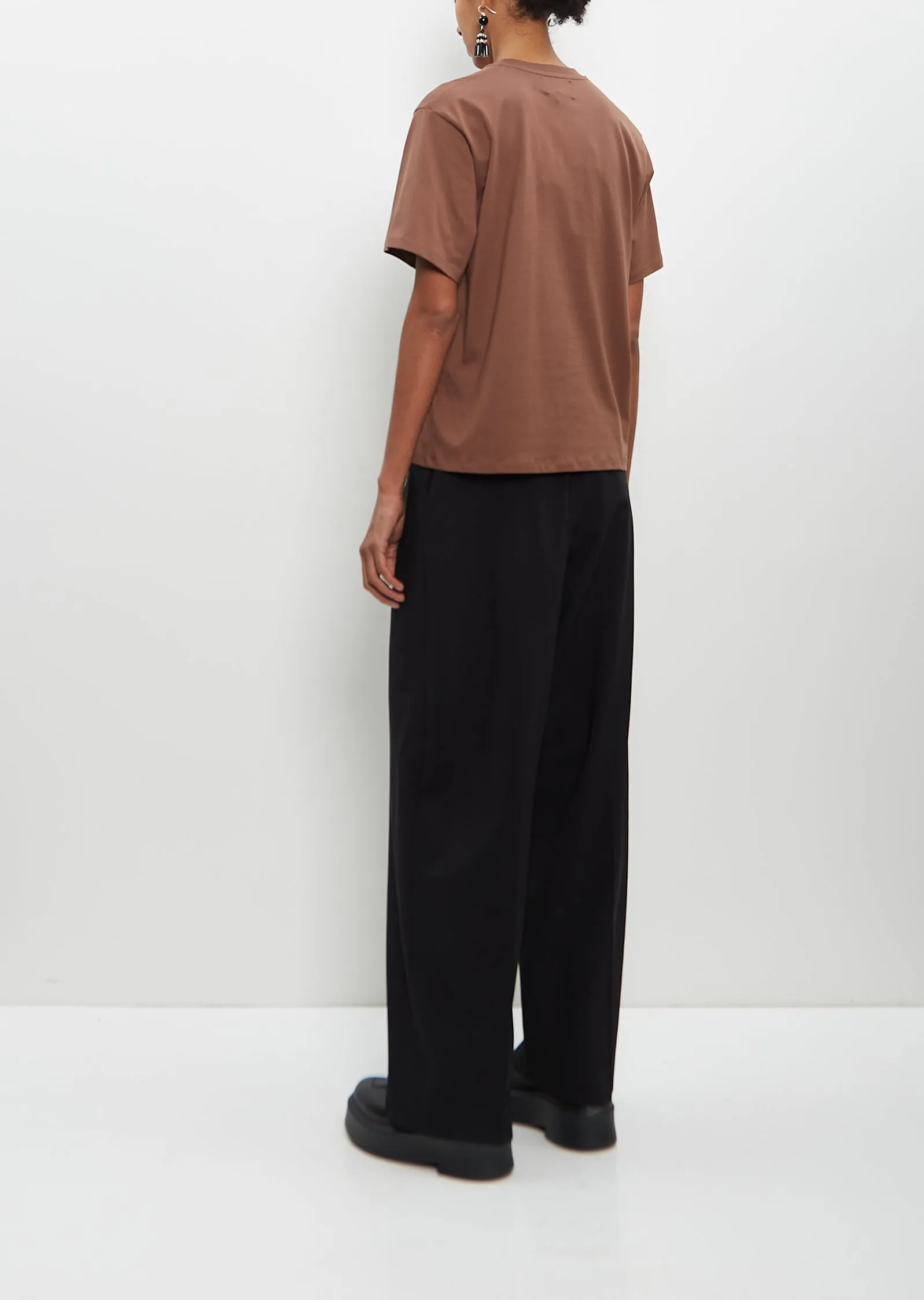 Supima Cotton Telanto T-Shirt — Wood sold by La Garconne product image thumbnail 3