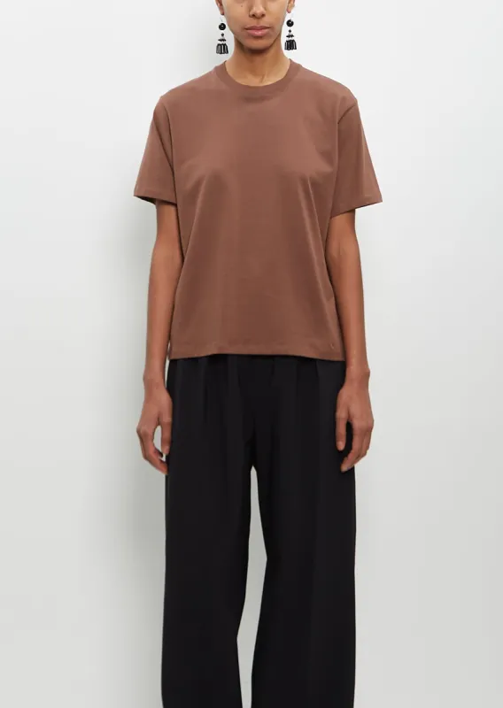 Supima Cotton Telanto T-Shirt — Wood sold by La Garconne