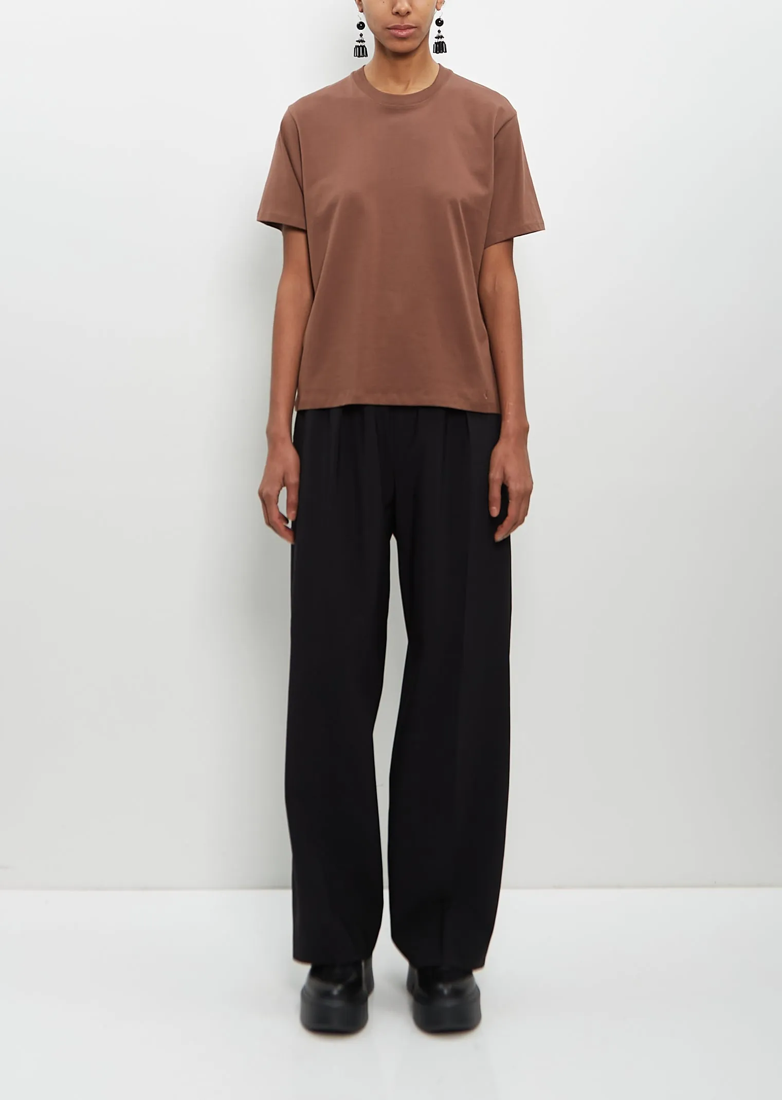 Supima Cotton Telanto T-Shirt — Wood sold by La Garconne product image thumbnail 4