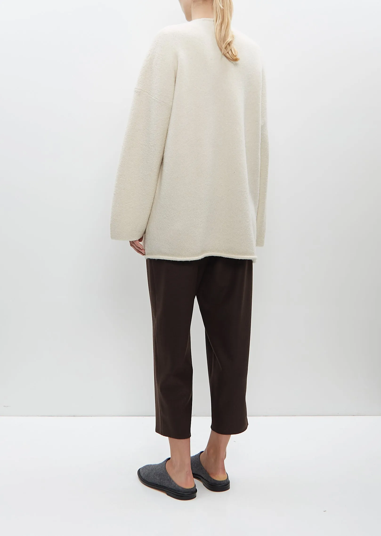 Alpaca Merino Wool Open Cardigan sold by La Garconne product image thumbnail 3