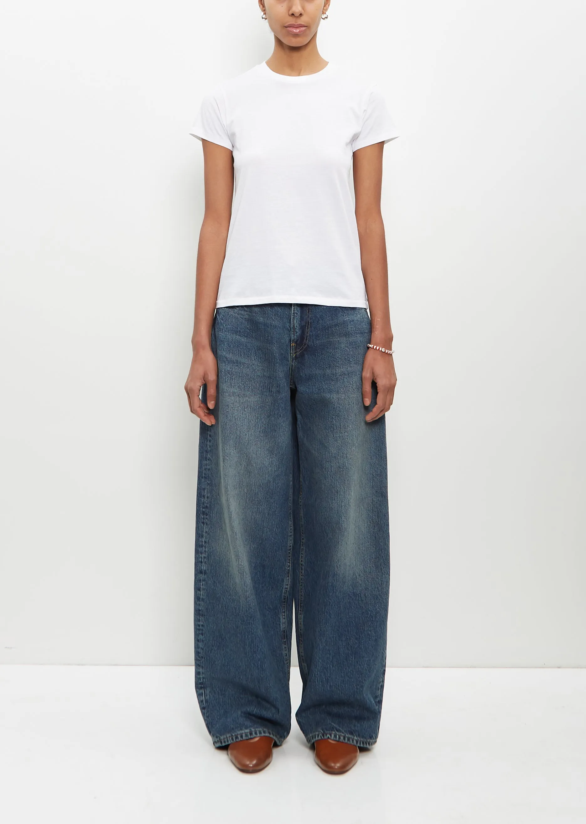 Cotton Mini Boy Tee — Optic White sold by La Garconne product image thumbnail 4