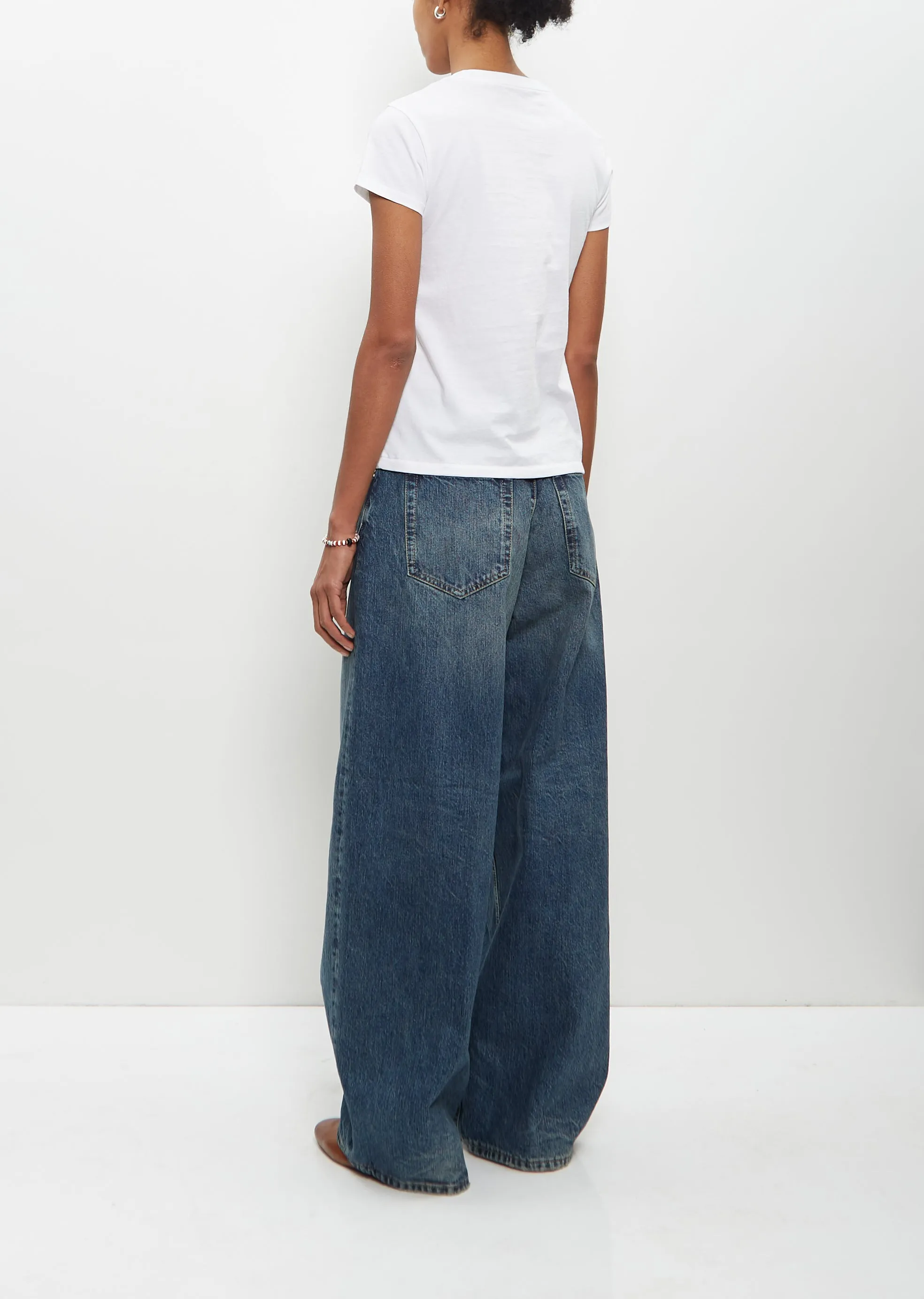 Cotton Mini Boy Tee — Optic White sold by La Garconne product image thumbnail 3