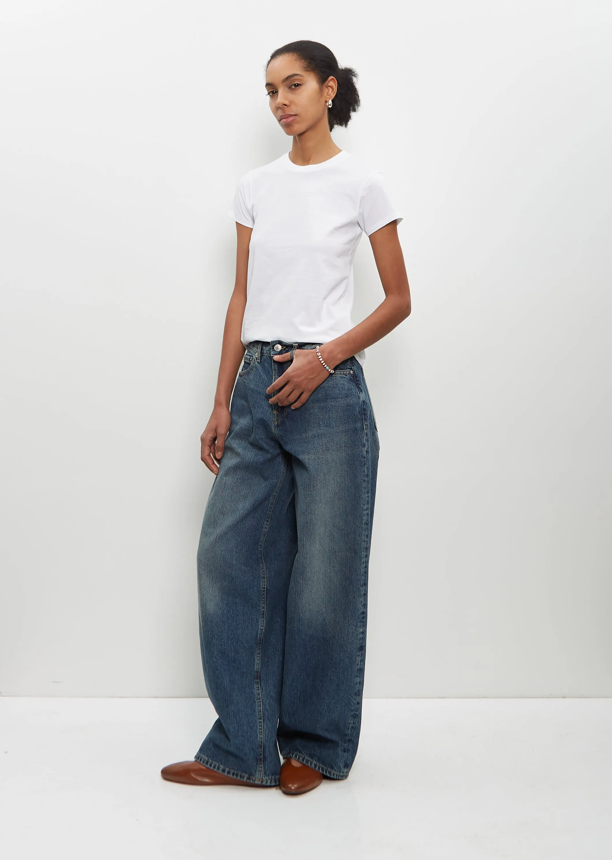 Cotton Mini Boy Tee — Optic White sold by La Garconne product image thumbnail 5