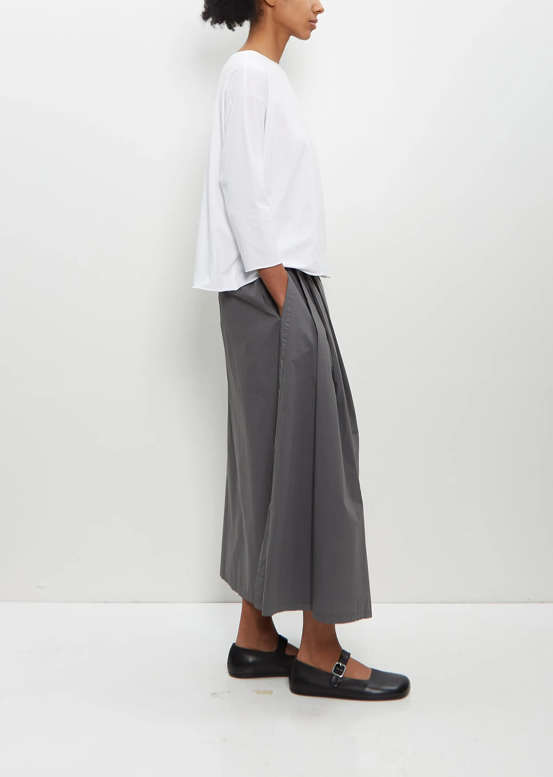 Cotton Maso Skirt — Grey sold by La Garconne product image thumbnail 2