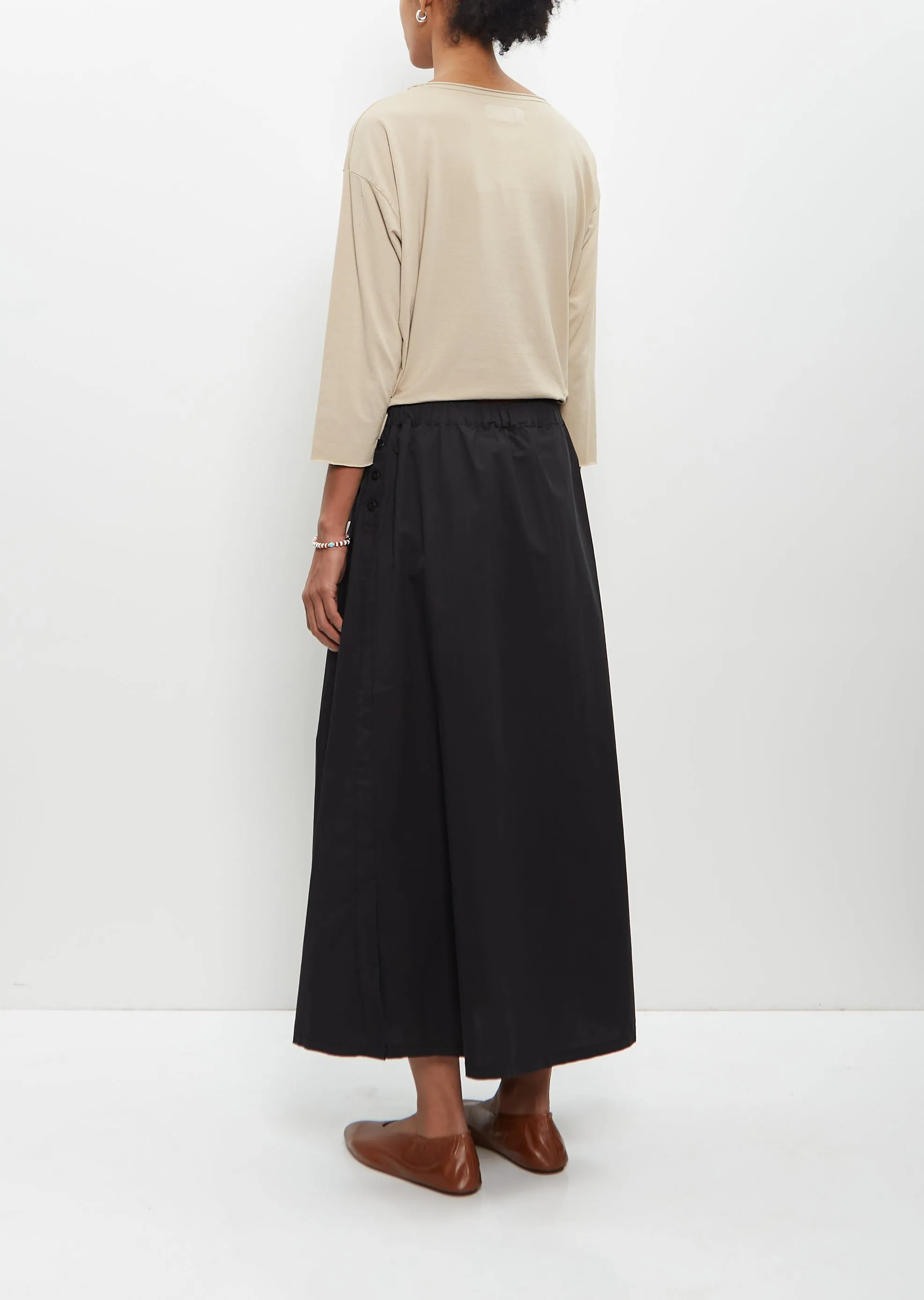 Cotton Maso Skirt — Black sold by La Garconne product image thumbnail 3