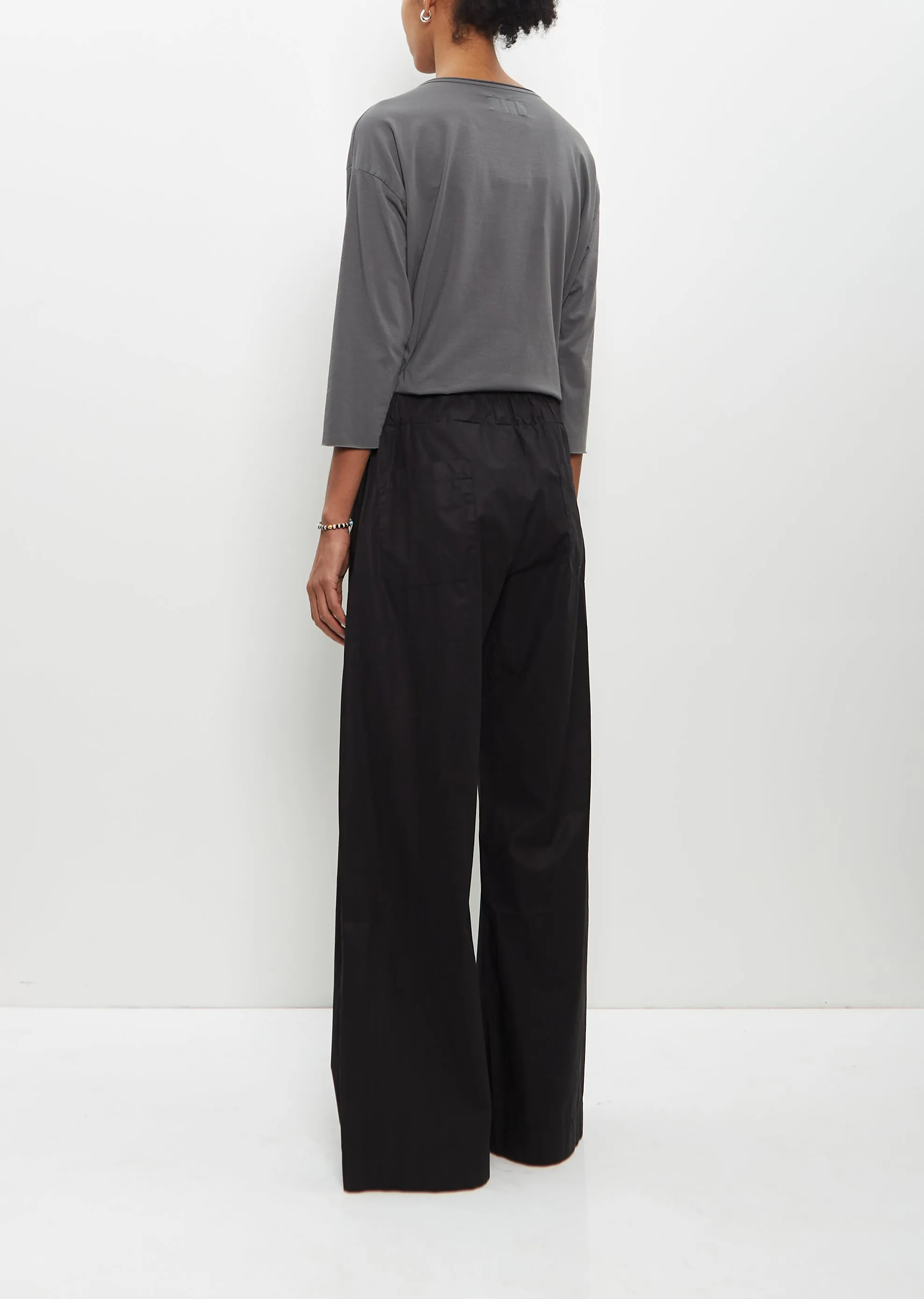 Cotton Diana Pant — Black sold by La Garconne product image thumbnail 3