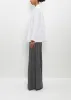 Cotton Rima Shirt — White sold by La Garconne