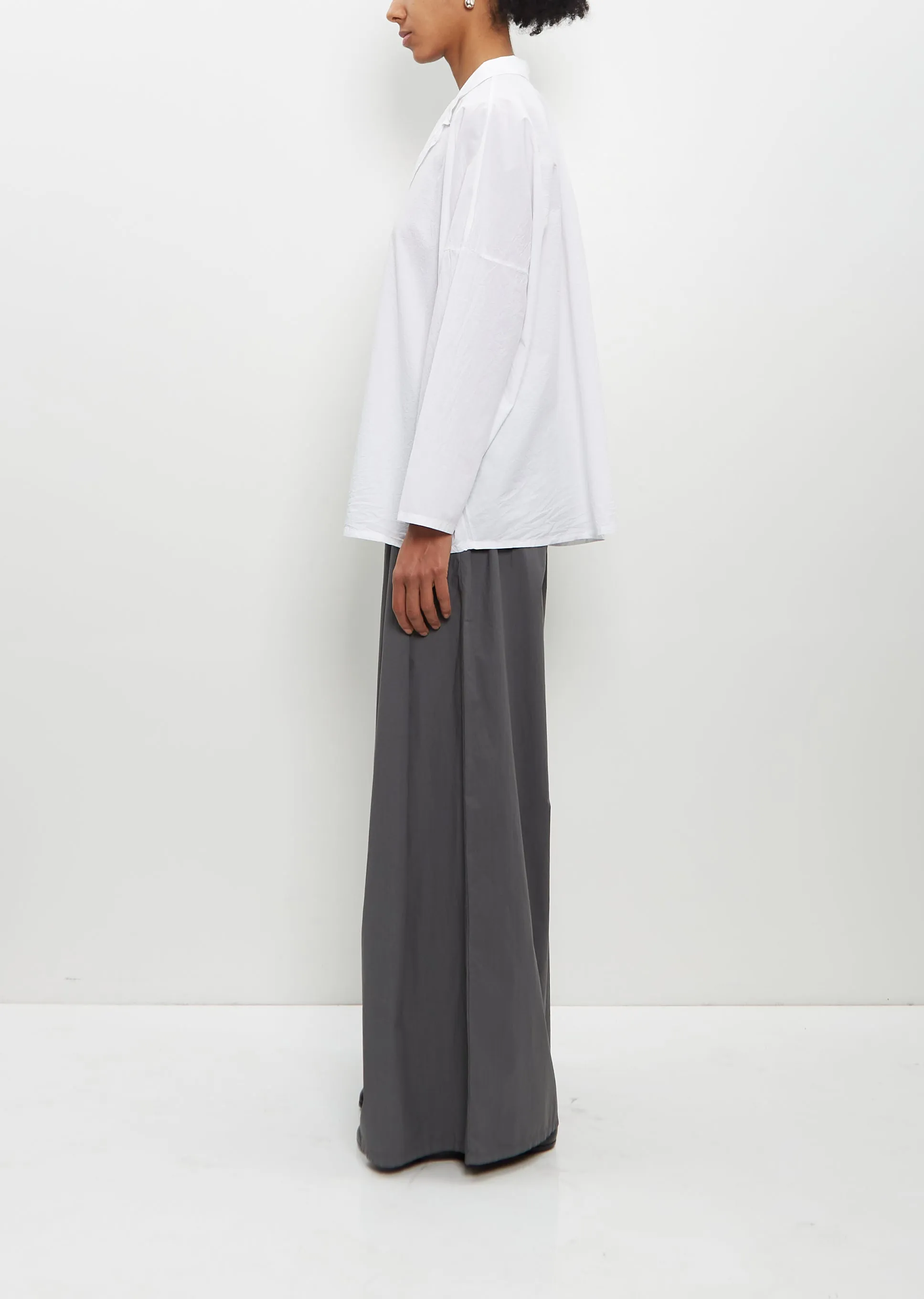 Cotton Rima Shirt — White sold by La Garconne product image thumbnail 2