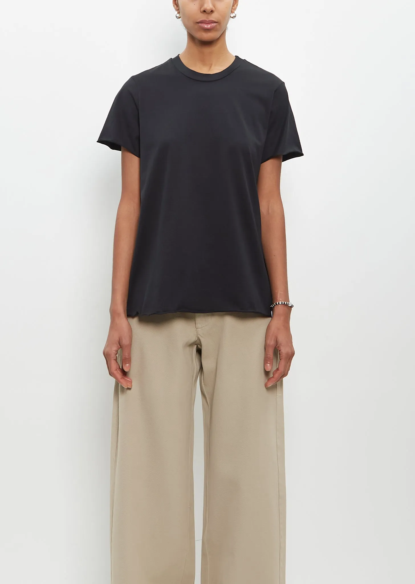 Cotton Rico Tee — Black sold by La Garconne