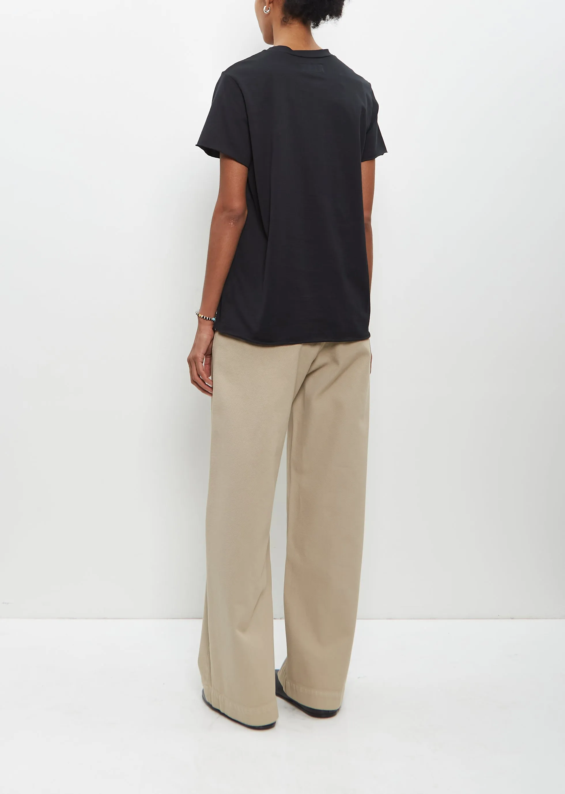 Cotton Rico Tee — Black sold by La Garconne product image thumbnail 3