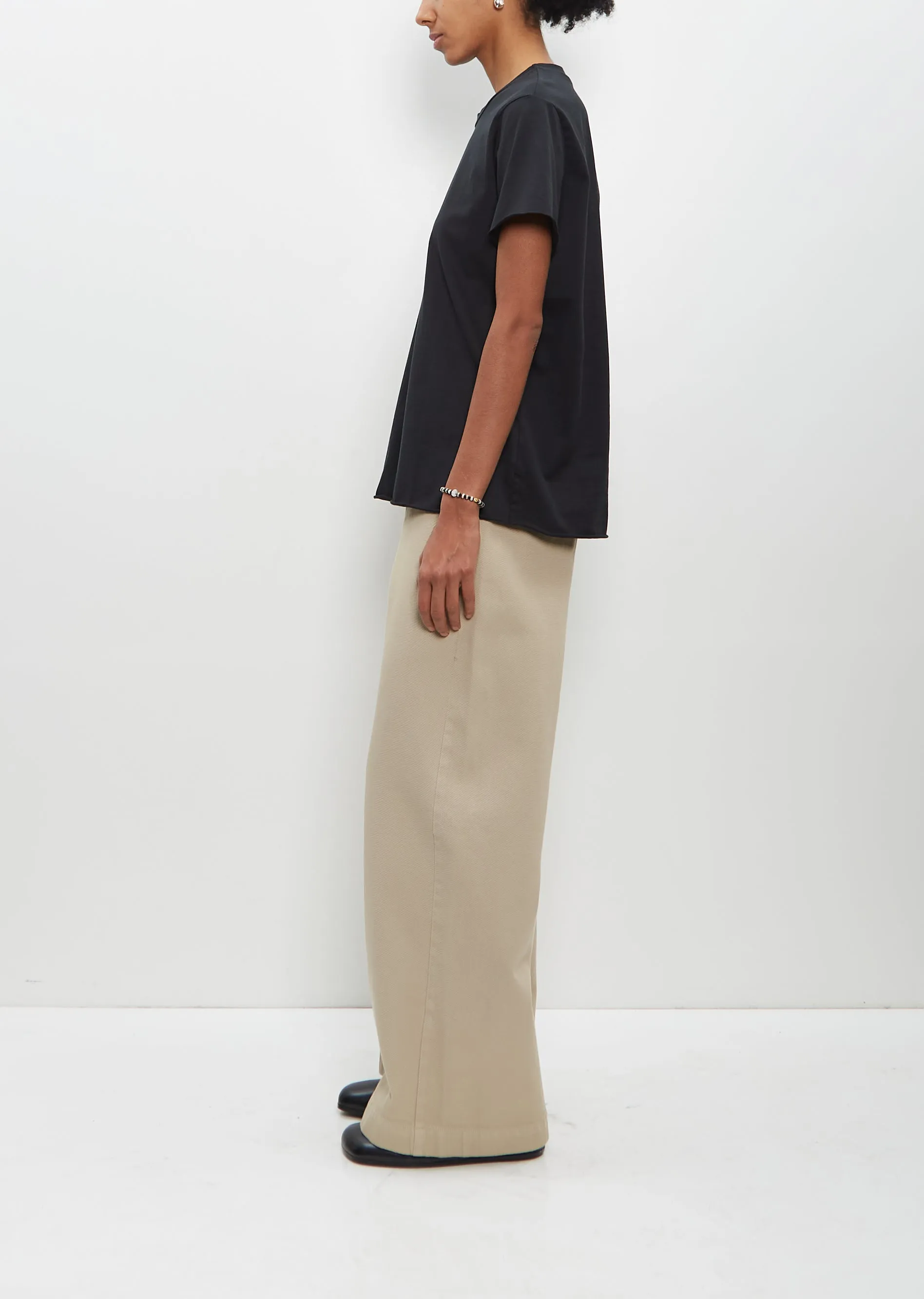 Cotton Rico Tee — Black sold by La Garconne product image thumbnail 2