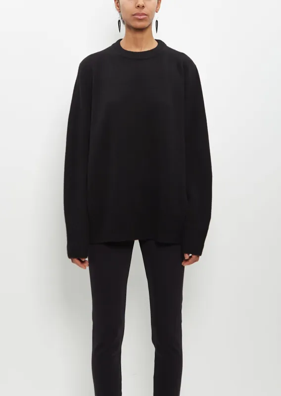 Cashmere Sibem Top — Black sold by La Garconne