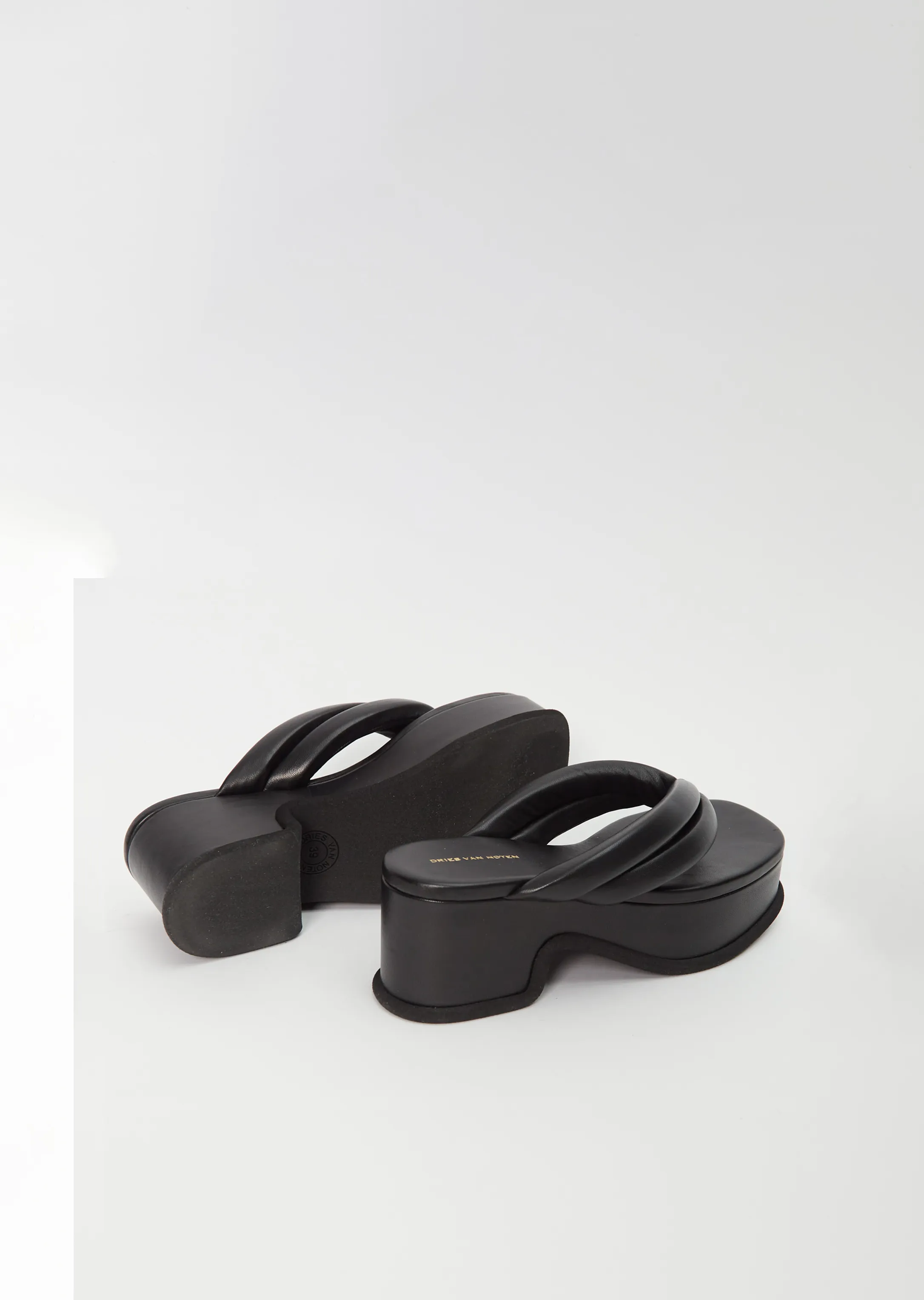 Leather Platform Sandal sold by La Garconne product image thumbnail 3