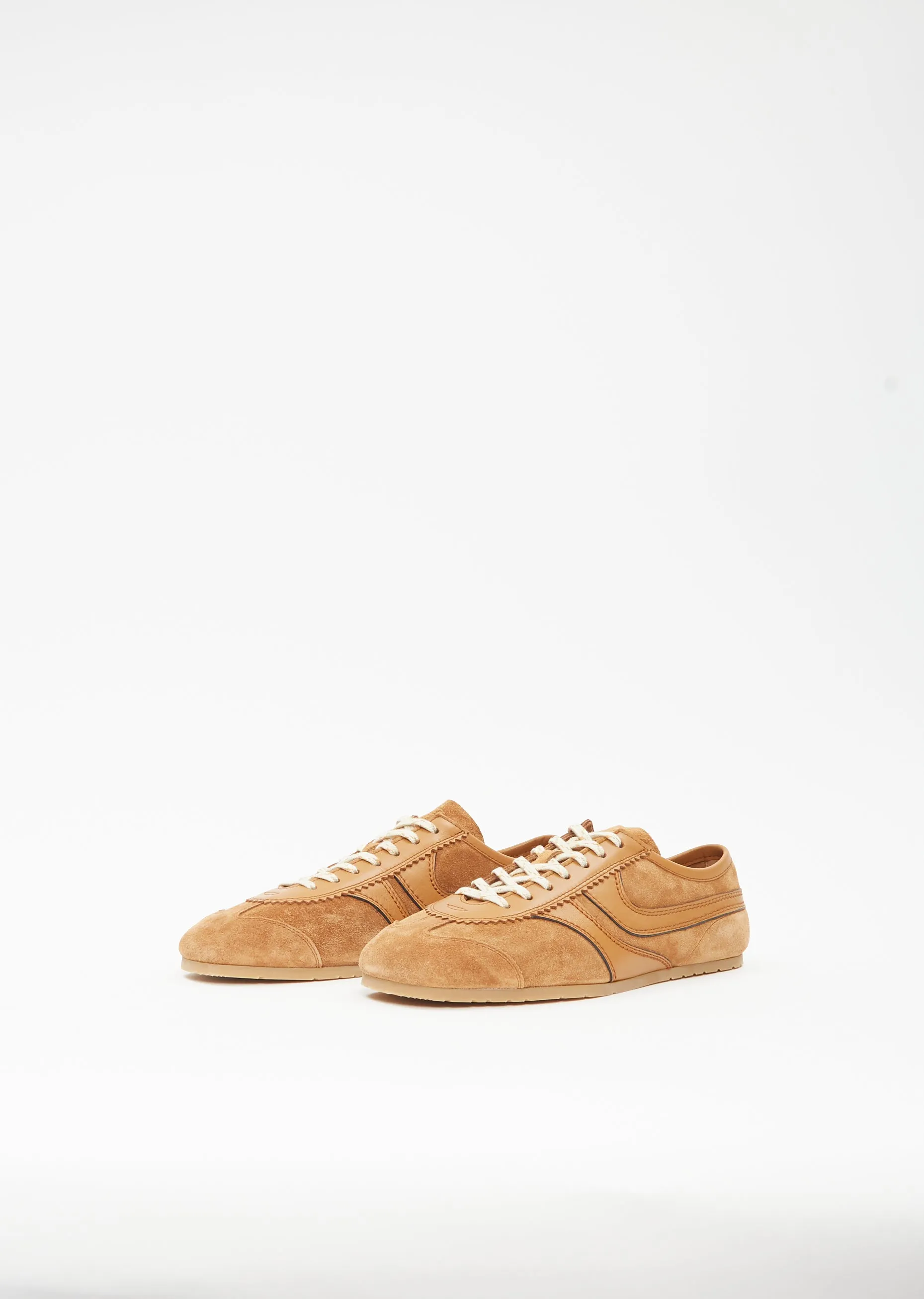 Suede and Leather Trainer sold by La Garconne product image thumbnail 2