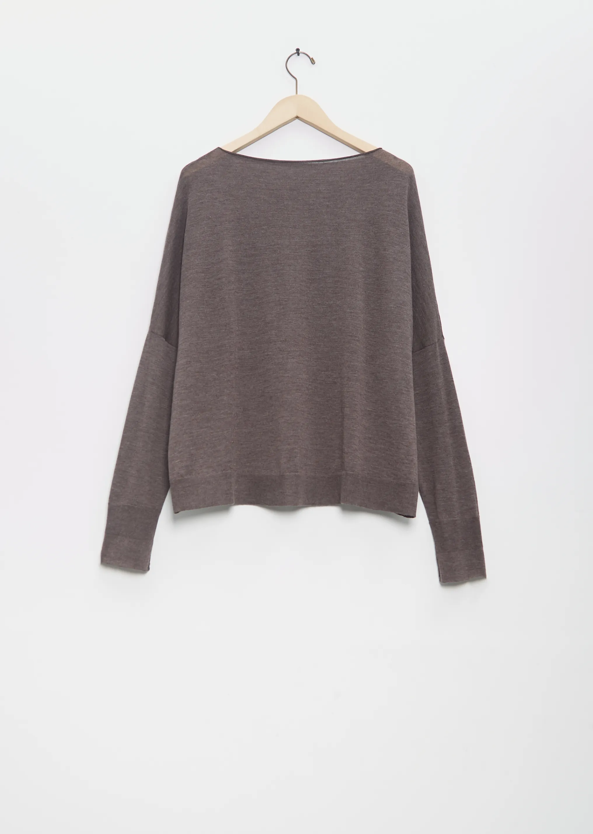 Cashmere Boat Neck Sweater — Lava sold by La Garconne product image thumbnail 2