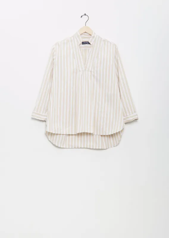 Cotton Vera Long Sleeve Shirt sold by La Garconne