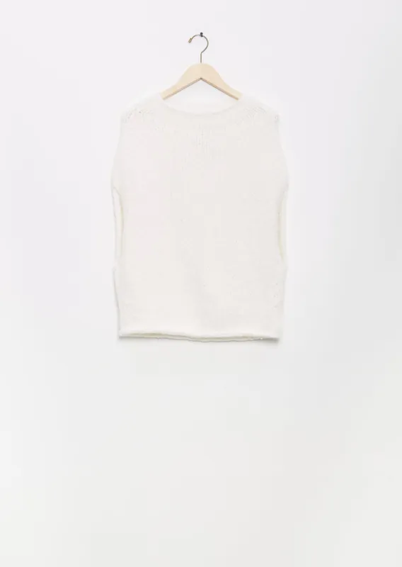 Alpaca Merino Wool Handknit Shoulder Shell sold by La Garconne