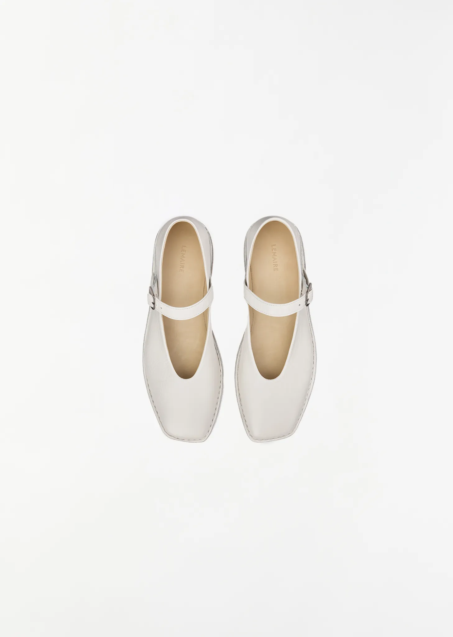 Ballerina Shoes — White sold by La Garconne product image thumbnail 3