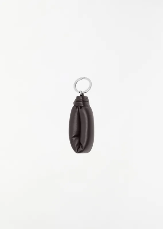 Wadded Key Holder — Dark Chocolate sold by La Garconne