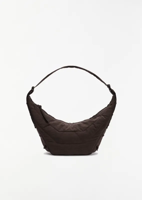 Medium Soft Game Bag — Dark Chocolate sold by La Garconne