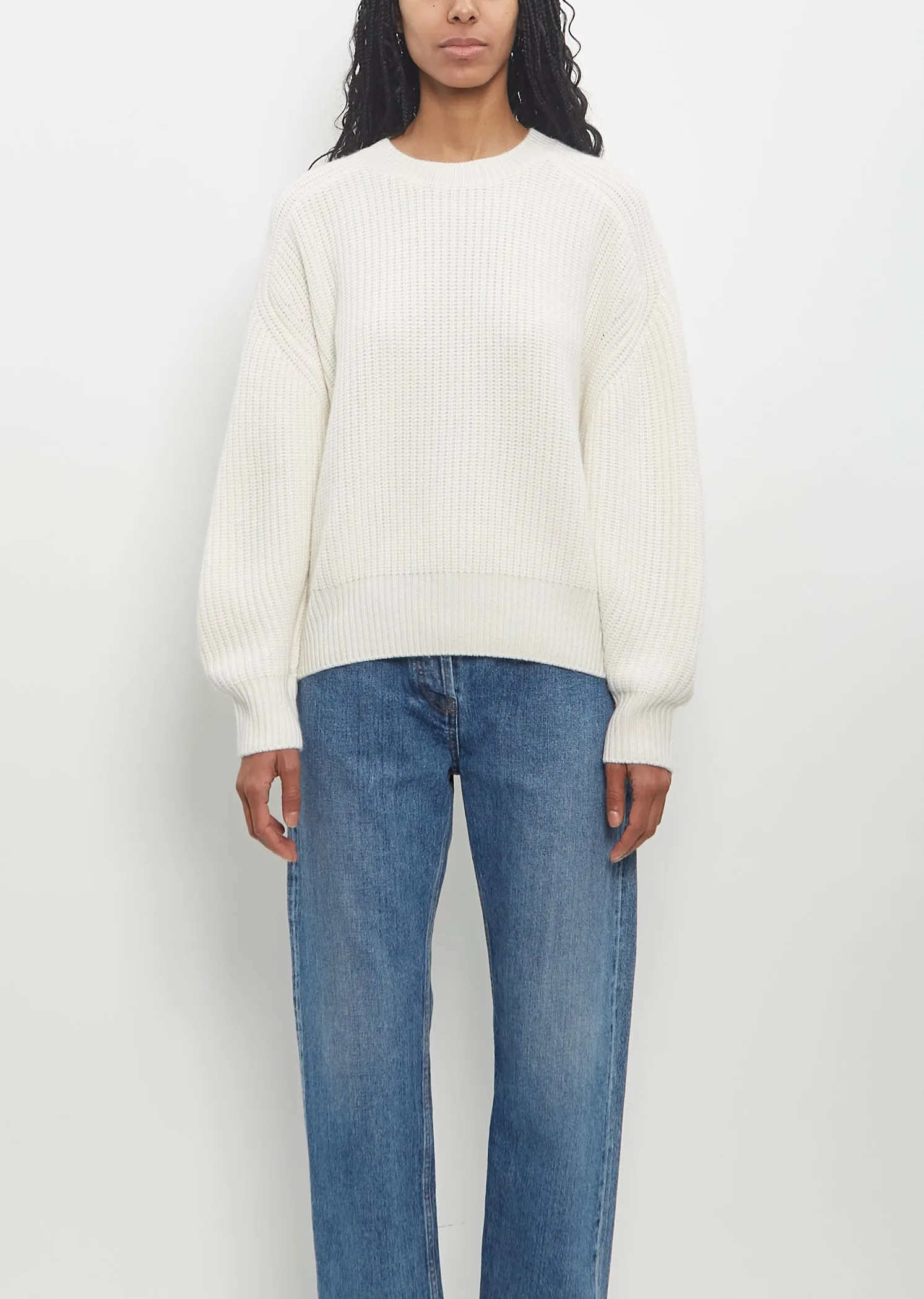 Cashmere Nauru Round Neck Sweater sold by La Garconne