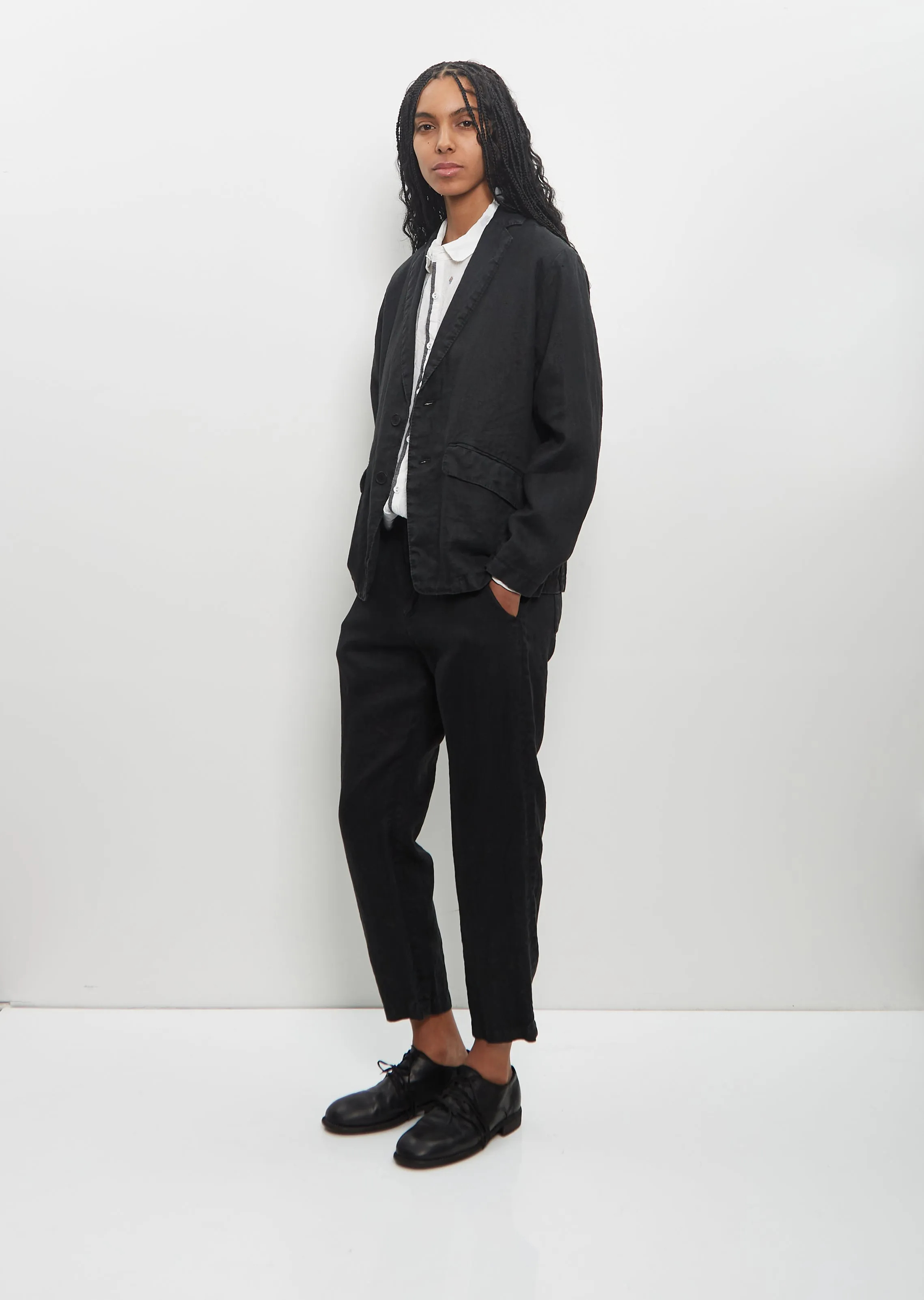 Linen Tailored Jacket sold by La Garconne product image thumbnail 5