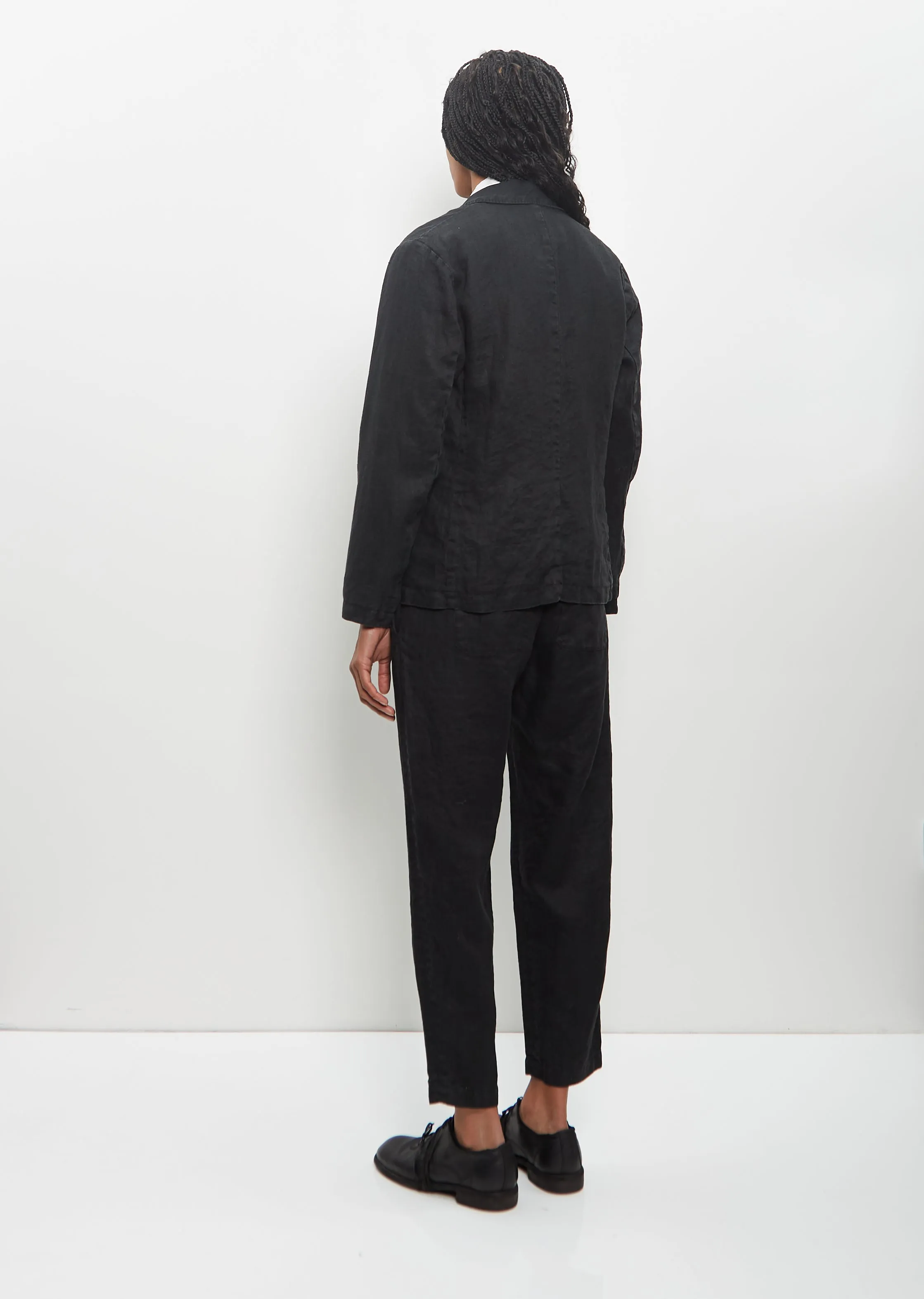 Linen Tailored Jacket sold by La Garconne product image thumbnail 3