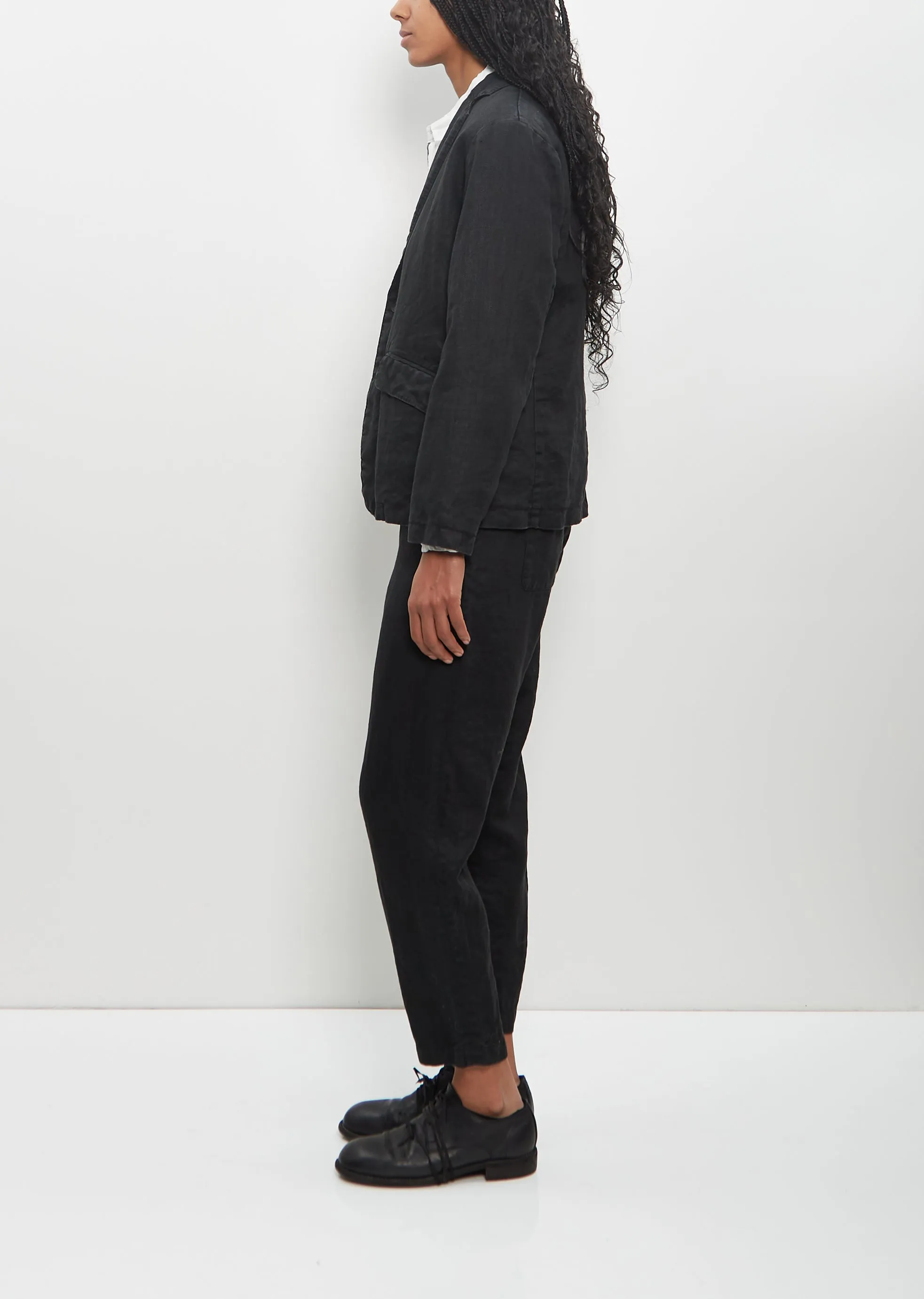 Linen Tailored Jacket sold by La Garconne product image thumbnail 2