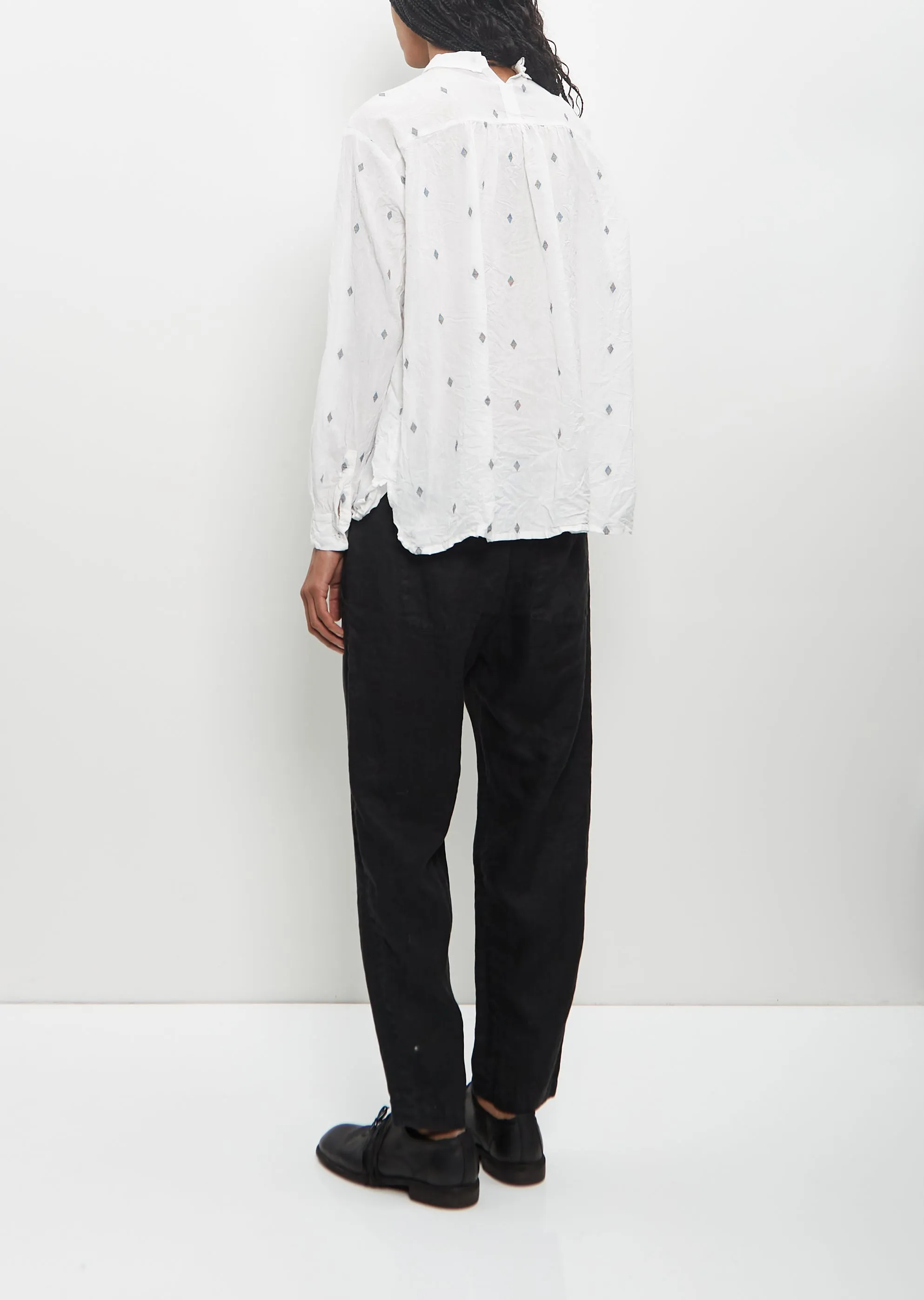 Cotton Cut Dobby Blouse sold by La Garconne product image thumbnail 3