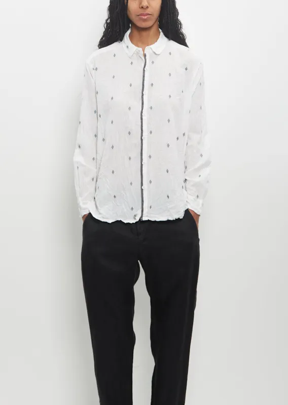 Cotton Cut Dobby Blouse sold by La Garconne