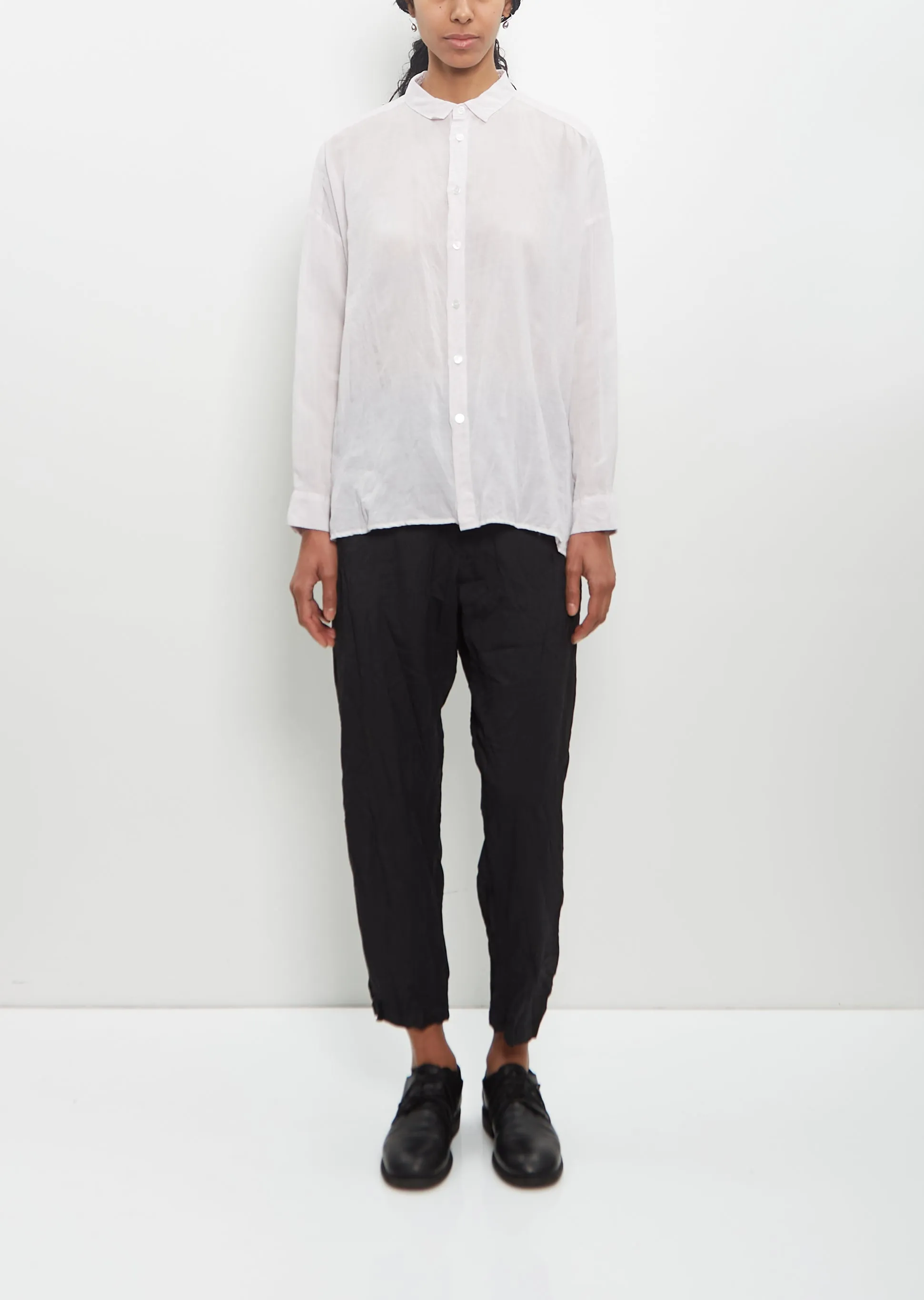 Tencel Ramie Botanical Dye Blouse sold by La Garconne product image thumbnail 4