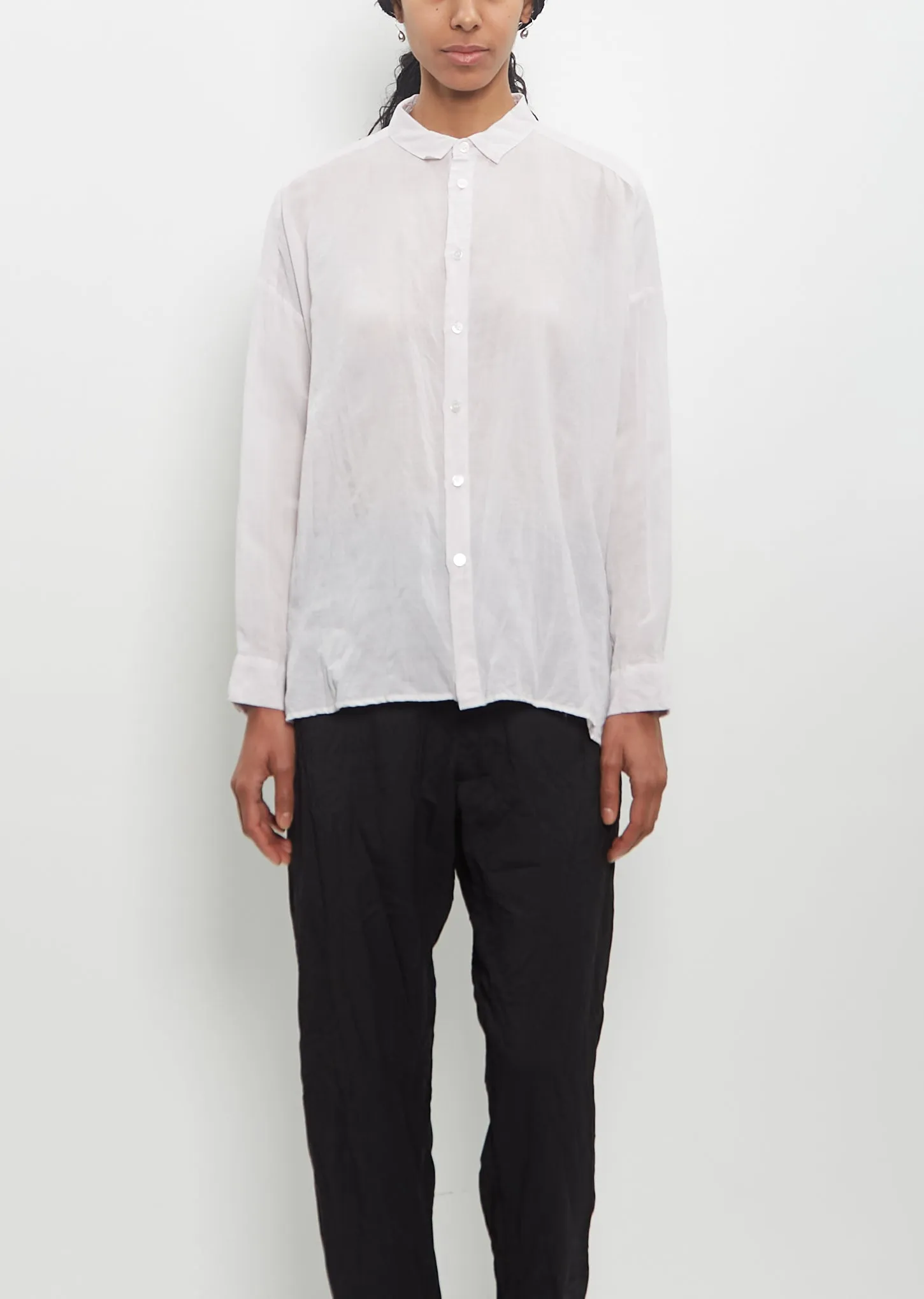 Tencel Ramie Botanical Dye Blouse sold by La Garconne