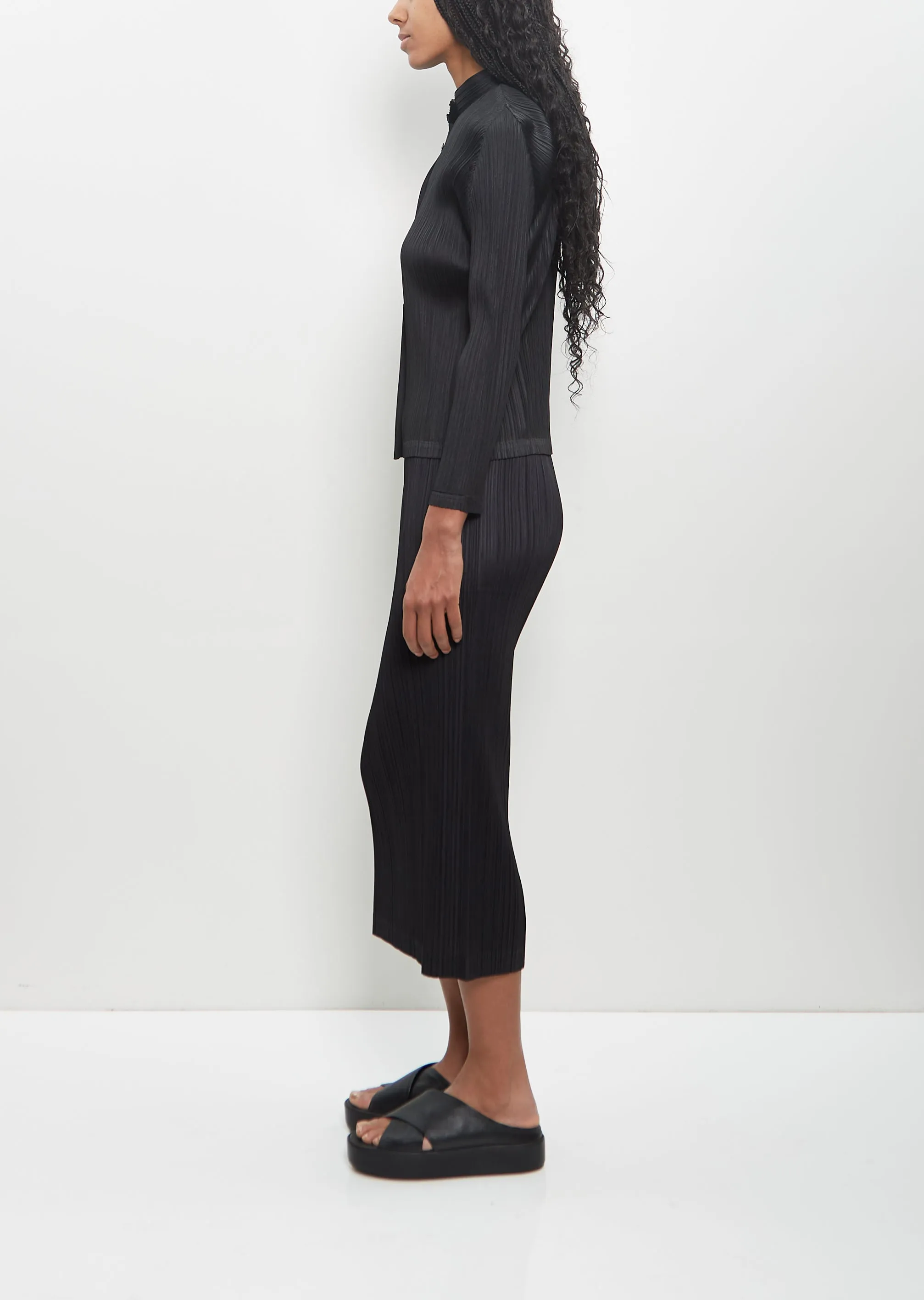 Poly Thicker Bottoms 1 Straight Skirt sold by La Garconne product image thumbnail 2