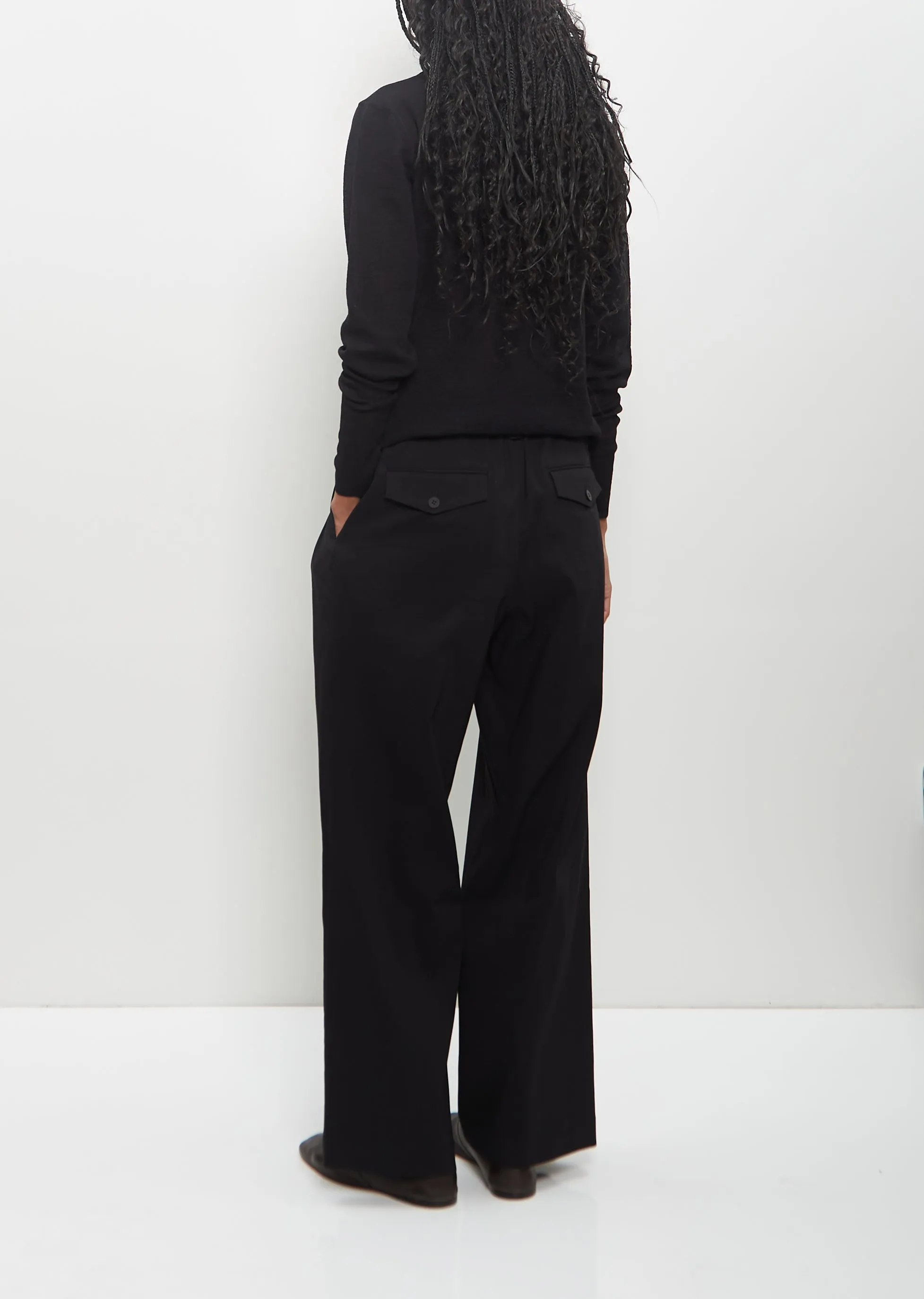 Poly-Paper Personality Pants — Black sold by La Garconne product image thumbnail 3